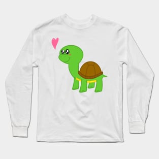 Turtle Love Boy Long Sleeve T-Shirt